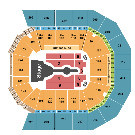 Moody Center ATX Cardi B Seating Chart